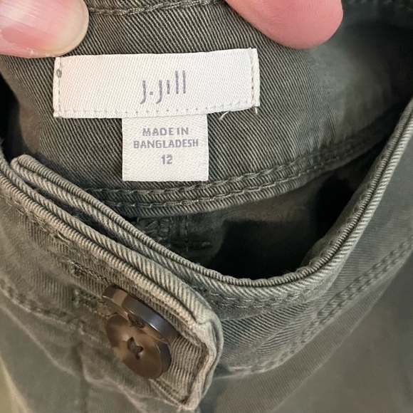 J Jill green chino shorts size 12 - Picture 6 of 9